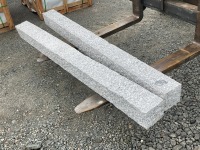 8No. UNUSED SILVER GRANITE POSTS 2000mm x 150mm x 150mm - 6