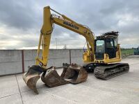KOMATSU PC138US-11 14 TON ZERO TAIL EXCAVATOR - 2