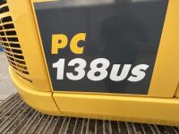 KOMATSU PC138US-11 14 TON ZERO TAIL EXCAVATOR - 14