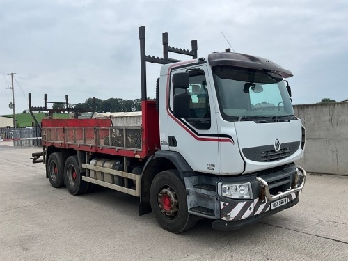 RENAULT PREMIUM 320DXI EURO 5 LANDER 6X4 26 TON POLE LORRY 