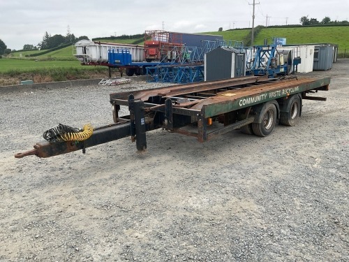 GRAFTON 18 TON 20ft x 8ft 2" TWIN AXLE DRAG TRAILER