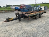 GRAFTON 18 TON 20ft x 8ft 2" TWIN AXLE DRAG TRAILER