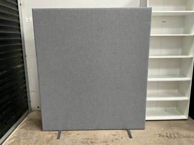 FREESTANDING ACOUSTIC OFFICE PARTITION SCREEN 1600X1800