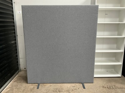 FREESTANDING ACOUSTIC OFFICE PARTITION SCREEN 1600X1800