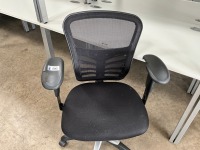 ERGONOMIC MESH 3 LEVER OPERATOR CHAIR WITH ADJUSTABLE ARMS - 2