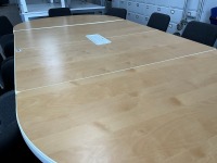 10 SEATER MEETING TABLE & CHAIRS - 3