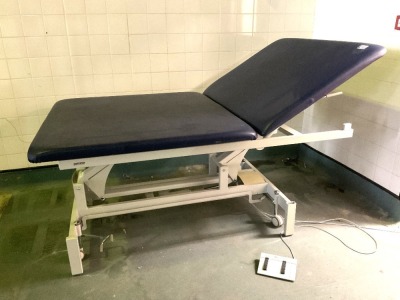 GYMNA BOBATH ELECTRIC EXTRA WIDE 2 SECTION TREATMENT TABLE