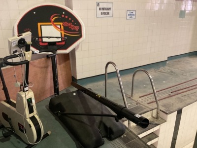 ALLEX-OOP BASKETBALL HOOP & STAND - INCOMPLETE