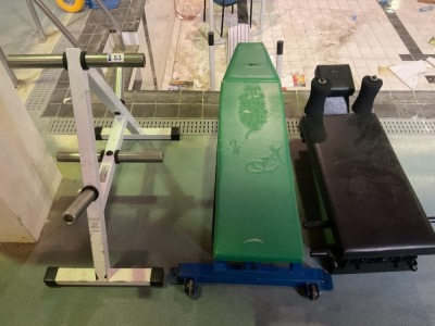3No. ITEMS OF ASSORTED GYM EQUIPMENT
