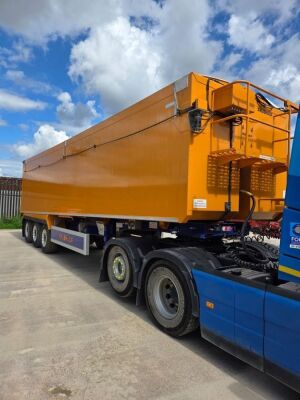 FRUEHAUF 39 TON TRI AXLE PLANK SIDE TRI AXLE ALUMINIUM TIPPING TRAILER