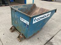 CONQUIP AUTOLOCK FORKLIFT TIPPING SKIP (BLUE) - 8