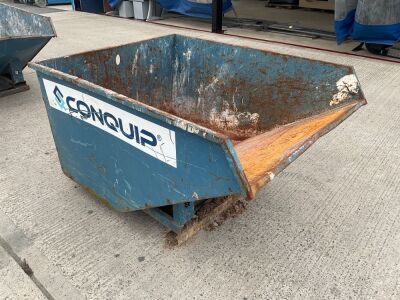 CONQUIP AUTOLOCK FORKLIFT TIPPING SKIP (BLUE)