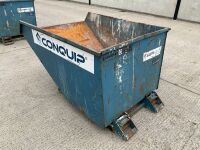 CONQUIP AUTOLOCK FORKLIFT TIPPING SKIP (BLUE) - 6