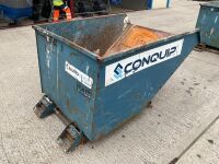 CONQUIP AUTOLOCK FORKLIFT TIPPING SKIP (BLUE) - 8