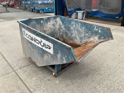 CONQUIP AUTOLOCK FORKLIFT TIPPING SKIP (BLUE)