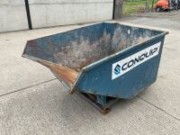 CONQUIP AUTOLOCK FORKLIFT TIPPING SKIP (BLUE) - 4