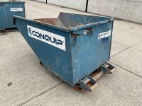 CONQUIP AUTOLOCK FORKLIFT TIPPING SKIP (BLUE) - 6
