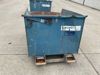 CONQUIP AUTOLOCK FORKLIFT TIPPING SKIP (BLUE) - 7