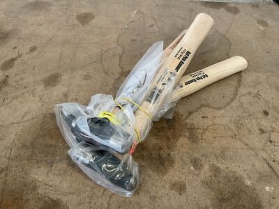 3No. UNUSED BALL PIN HAMMERS