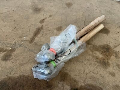 3No. UNUSED BALL PIN HAMMERS