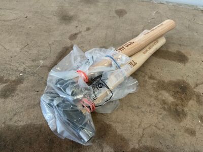 3No. UNUSED BALL PIN HAMMERS