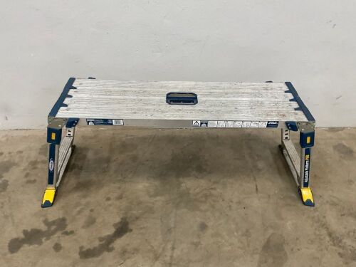 WERNER ALUMINIUM FOLDABLE WORK PLATFORM