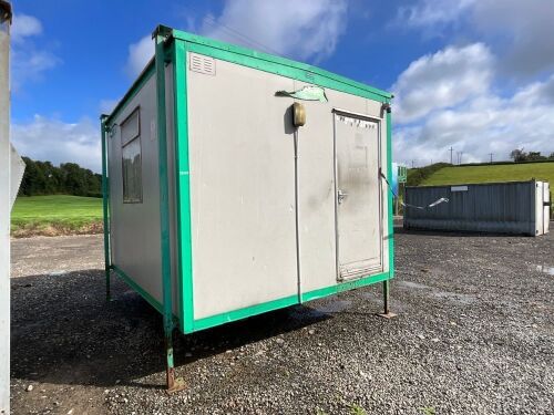 APPROX. 10ft x 12ft STEEL CLAD OPEN PLAN OFFICE 