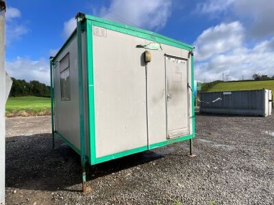 APPROX. 10ft x 12ft STEEL CLAD OPEN PLAN OFFICE 