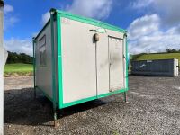 APPROX. 10ft x 12ft STEEL CLAD OPEN PLAN OFFICE 
