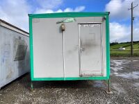 APPROX. 10ft x 12ft STEEL CLAD OPEN PLAN OFFICE  - 2