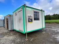 APPROX. 10ft x 12ft STEEL CLAD OPEN PLAN OFFICE  - 3