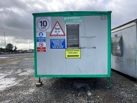 APPROX. 10ft x 12ft STEEL CLAD OPEN PLAN OFFICE  - 6