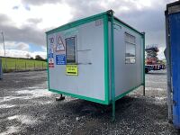 APPROX. 10ft x 12ft STEEL CLAD OPEN PLAN OFFICE  - 7