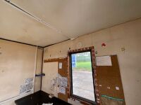 APPROX. 10ft x 12ft STEEL CLAD OPEN PLAN OFFICE  - 12