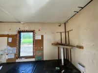 APPROX. 10ft x 12ft STEEL CLAD OPEN PLAN OFFICE  - 13