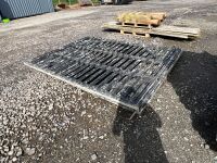 2No. APPROX. 8ft x 7ft HEAVY DUTY METAL GATES - 2