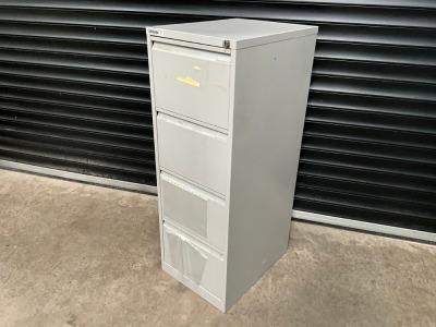 BISLEY 4 DRAWER FILING CABINET