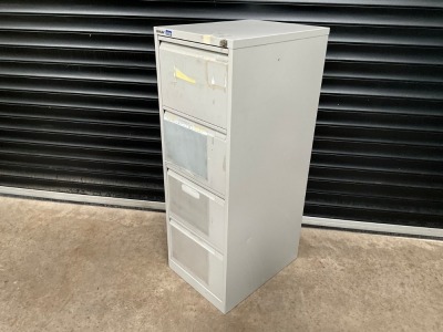 BISLEY 4 DRAWER FILING CABINET