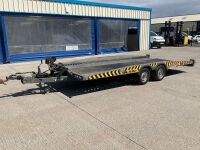 APPROX. 16ft x 6.6ft BRIAN JAMES HI MAX 3500KGS TWIN AXLE TILT BED CAR TRANSPORTER - 3