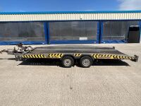 APPROX. 16ft x 6.6ft BRIAN JAMES HI MAX 3500KGS TWIN AXLE TILT BED CAR TRANSPORTER - 4