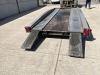 APPROX. 16ft x 6.6ft BRIAN JAMES HI MAX 3500KGS TWIN AXLE TILT BED CAR TRANSPORTER - 13