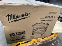 UNUSED MILWAUKEE 40" STEEL WORK CART - 2