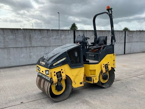BOMAG BW100AD-5 RIDE ON DOUBLE DRUM VIBRATING ROLLER