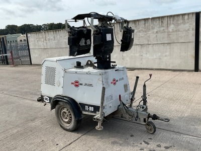 SMC TL90 SINGLE AXLE FAST TOW LIGHTING TOWER