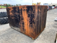 APPROX. 8ft x 5ft x 5ft METAL FUEL TANK  - 3