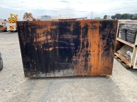 APPROX. 8ft x 5ft x 5ft METAL FUEL TANK  - 4