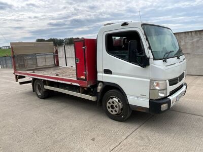 MITSUBISH FUSO CANTER 7C15E 7.5 TON FLAT BED LORRY