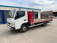 MITSUBISH FUSO CANTER 7C15E 7.5 TON FLAT BED LORRY - 4