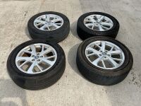 4No. ALLOY RIMS & TYRES TO SUIT AUDI 235/55R18