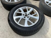 4No. ALLOY RIMS & TYRES TO SUIT AUDI 235/55R18 - 6